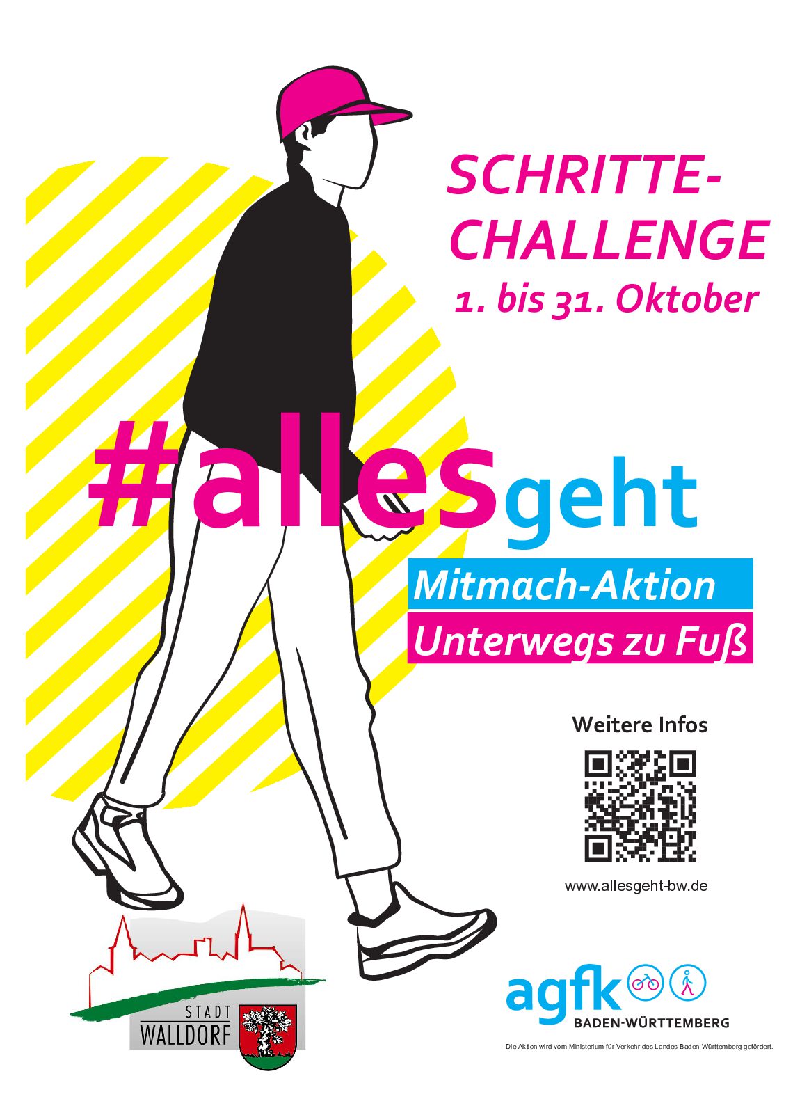 Schritte Challenge #allesgeht in Wiesloch und Walldorf